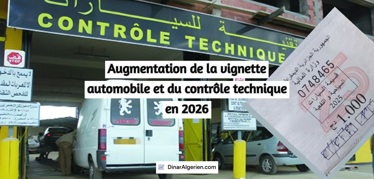 Augmentation de la vignette automobile et du contrôle technique en 2026
