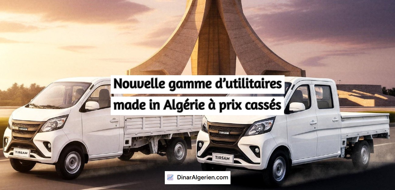 Nouvelle gamme d’utilitaires made in Algérie à prix cassés