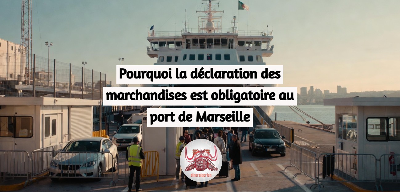 Voyage vers l’Algérie : pourquoi la déclaration des marchandises est obligatoire au port de Marseille