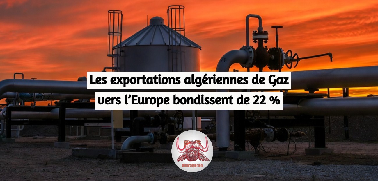 Les exportations algériennes de Gaz vers l’Europe bondissent de 22 %