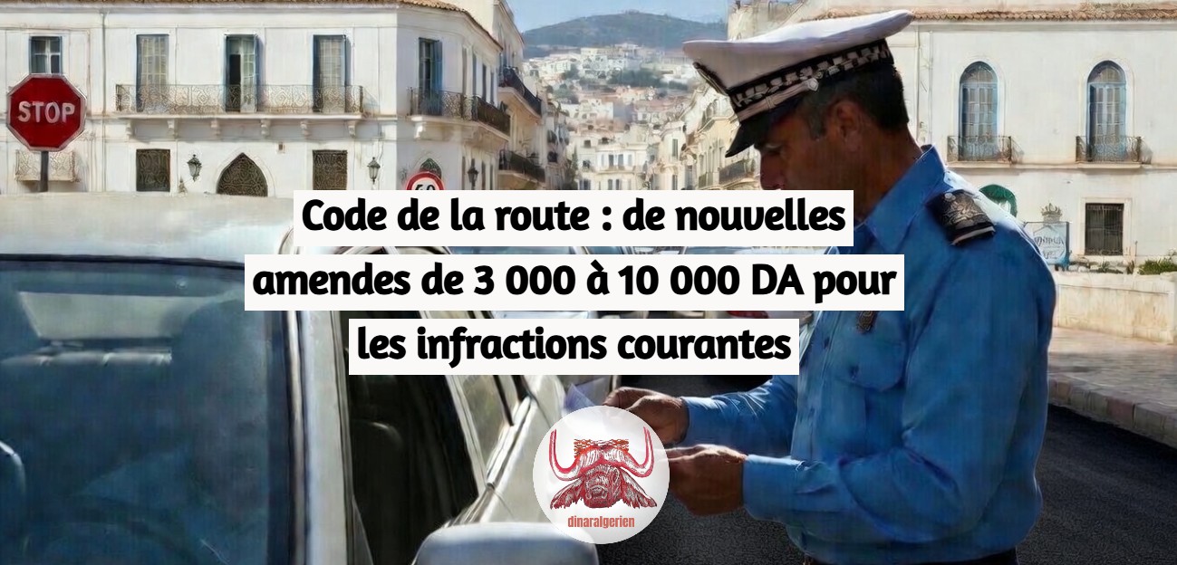Code de la route : de nouvelles amendes de 3 000 à 10 000 DA pour les infractions courantes