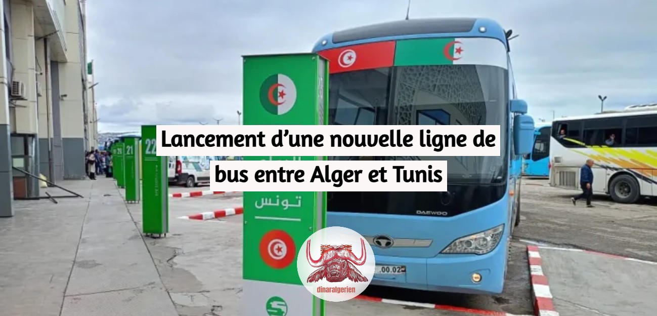 Lancement d’une nouvelle ligne de bus entre Alger et Tunis