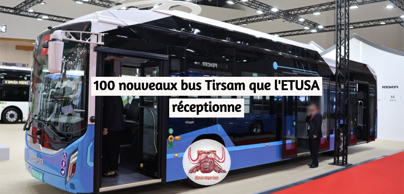 100 nouveaux bus Tirsam que l'ETUSA réceptionne