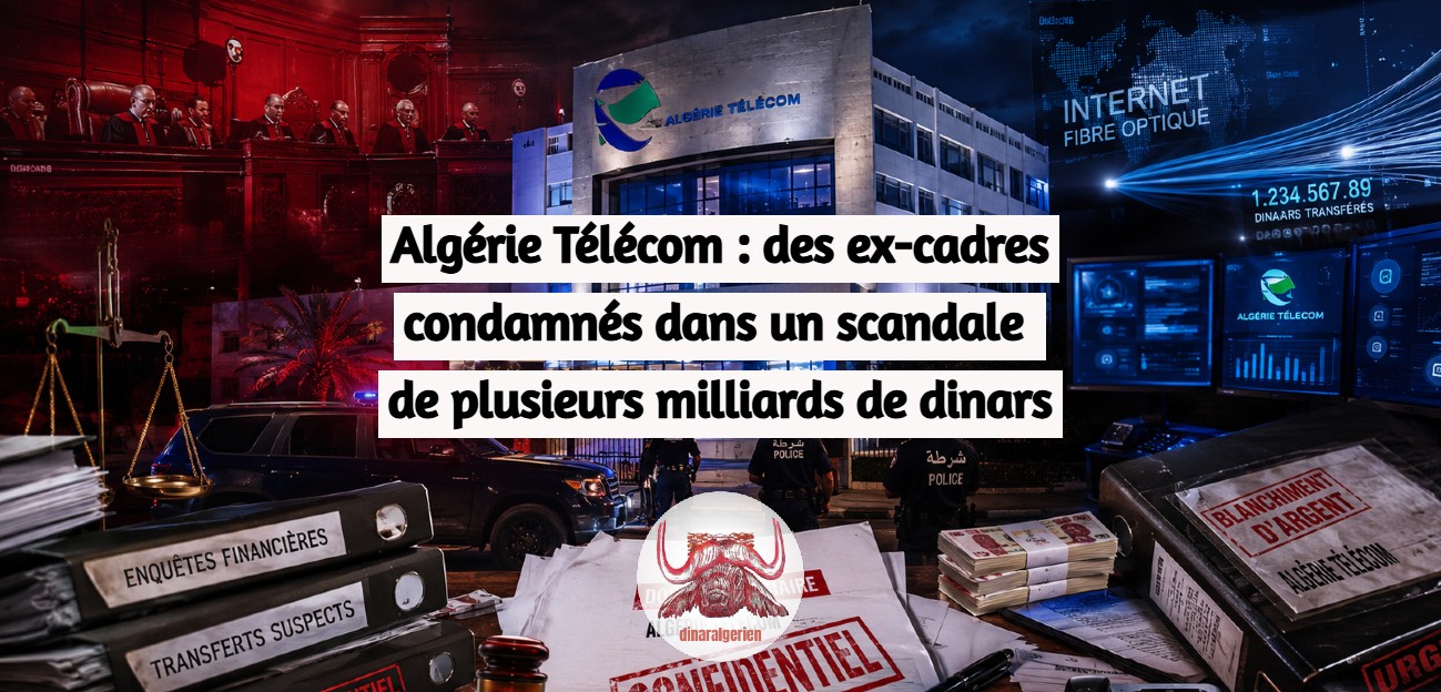 Algérie Télécom : des ex-cadres condamnés dans un scandale de plusieurs milliards de dinars