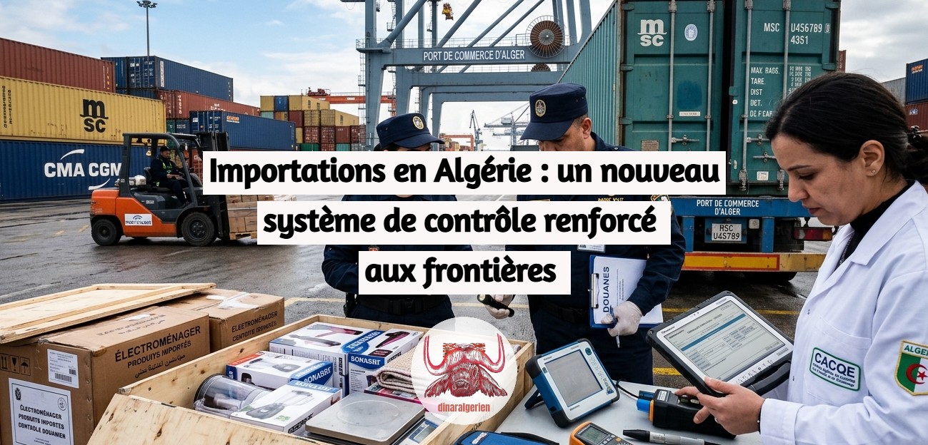 Importations en Algérie : un nouveau système de contrôle renforcé aux frontières pour sécuriser les produits de consommation