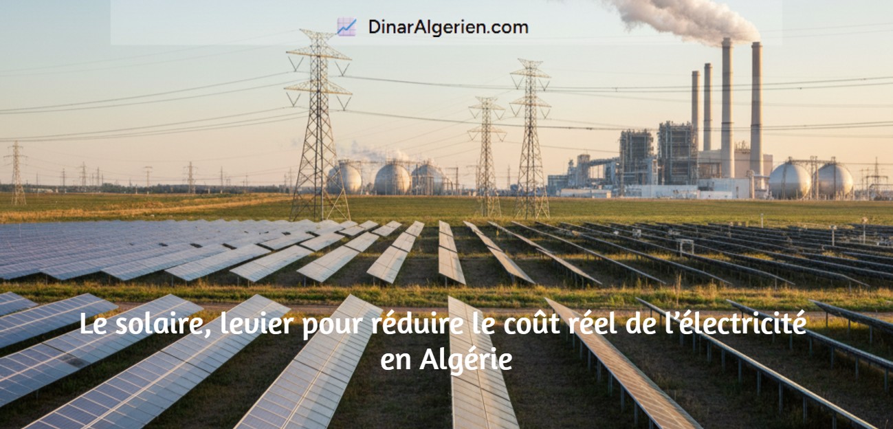 Le solaire, levier pour réduire le coût réel de l’électricité en Algérie